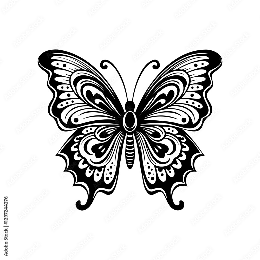 Vector butterflies. Monarch butterfly. Vector illustration Vector butterflies. Monarch butterfly. Vector illustration