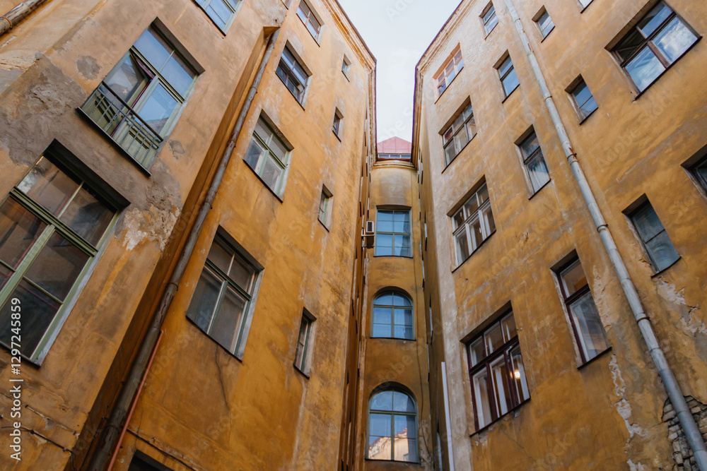 Naklejka premium Riga street scene, , Latvia 