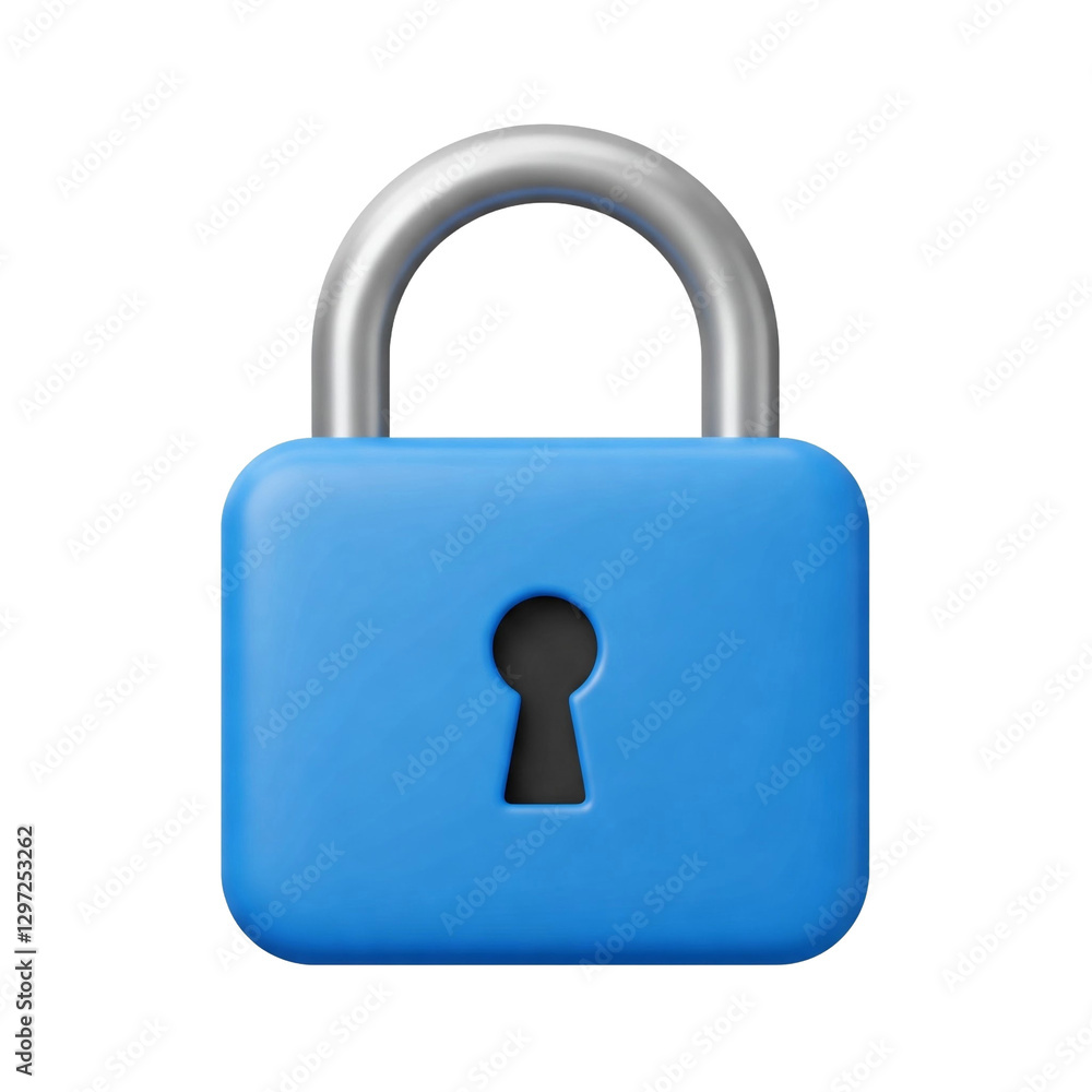 Variety of 3D Padlock with a Keyhole Illustrations Isolated Variety of 3D Padlock with a Keyhole Illustrations Isolated