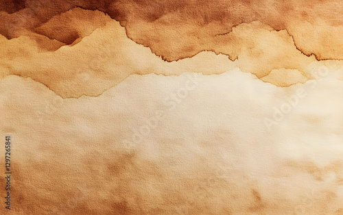 Wallpaper Mural A textured brown watercolor background with subtle variations in tone. Ideal for design projects, invitations, or art compositions. Torontodigital.ca