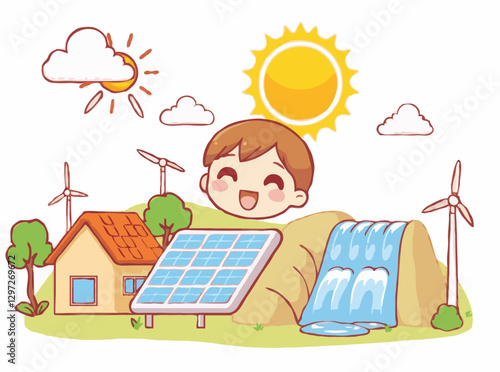 Renewable Energy Systems: Solar, Wind, and Hydroelectricity