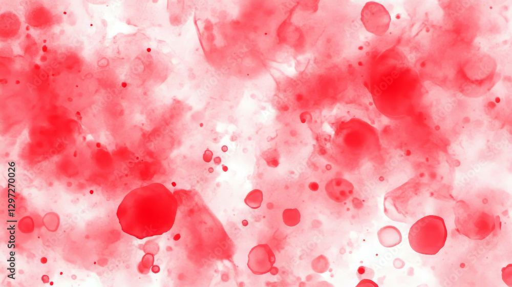 Fototapeta premium Abstract red ink blot background for artistic design and creative projects