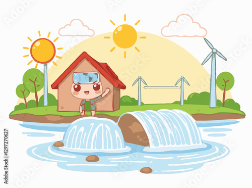 Renewable Energy Sources: Solar Power and Hydroelectricity