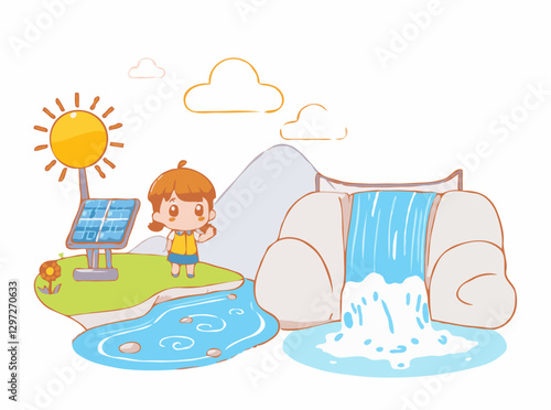 Renewable Energy Sources: Solar Power and Hydroelectricity