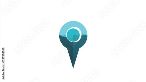 Free Download Geometric direction pointer--simple logo vector.  - GFXLoad