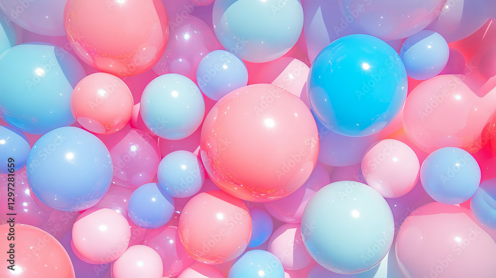 Vibrant pastel beads texture with varied sizes for creative design projects Vibrant pastel beads texture with varied sizes for creative design projects