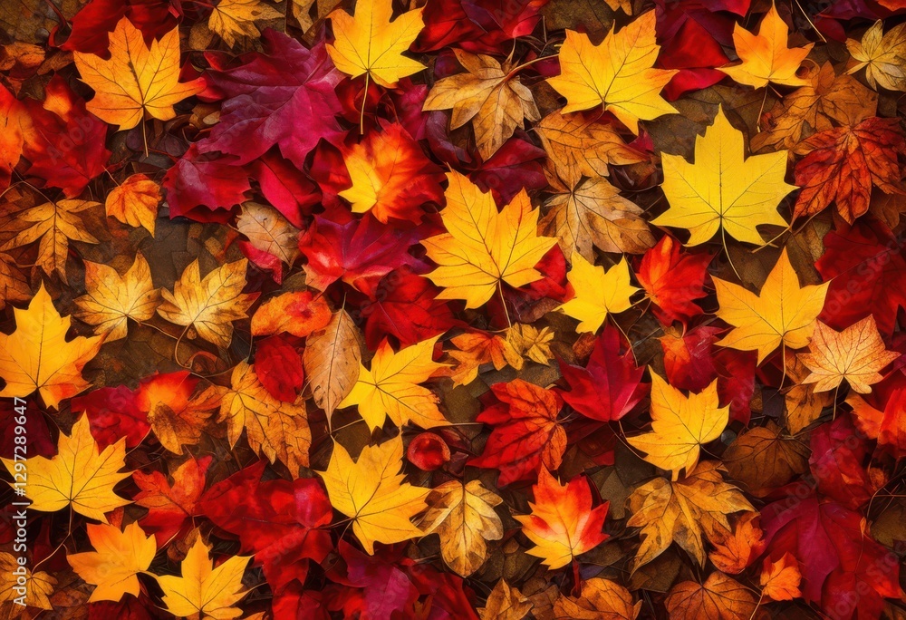 vibrant close colorful autumn leaves crafting beautiful mosaic ground surrounded golden velvet textures, colors, orange, red, yellow, foliage, crisp vibrant close colorful autumn leaves crafting beautiful mosaic ground surrounded golden velvet textures, colors, orange, red, yellow, foliage, crisp