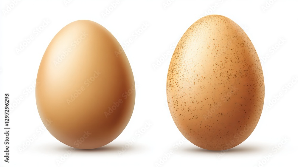Realistic Golden Egg on White Background - Vector Design
Realistic Golden Egg on White Background - Vector Design