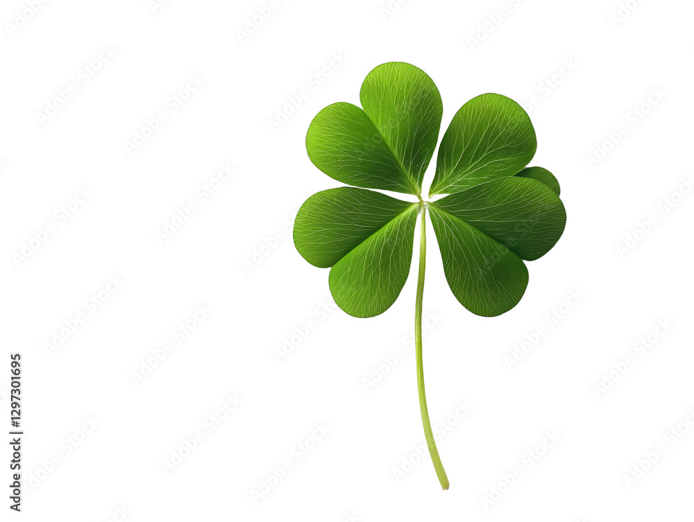 Four leaf clover isolated on transparent or white background Four leaf clover isolated on transparent or white background