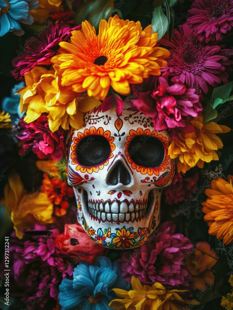 Day of the Dead Skull Decoration Day of the Dead Skull Decoration