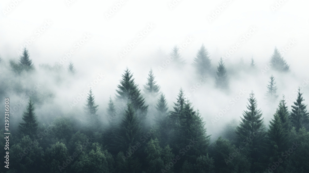 Fog in the forest Fog in the forest