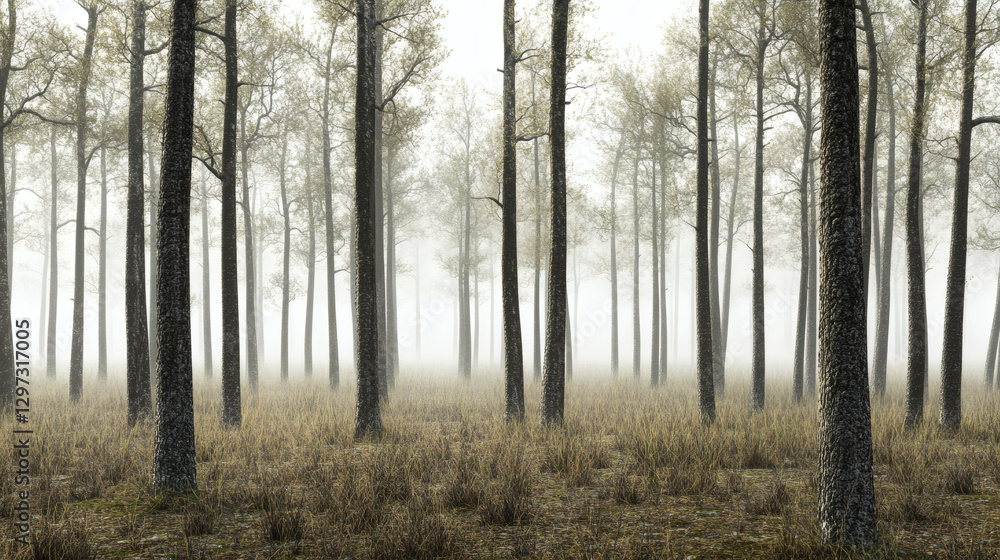 Fog in the forest Fog in the forest