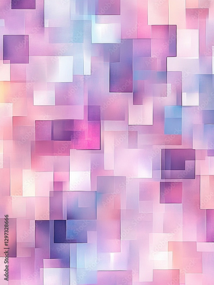 Modern Abstract Mosaic Tile Art Digital Painting Modern Abstract Mosaic Tile Art Digital Painting