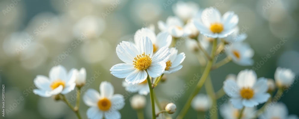 Dried gypsophila, ethereal white blooms, intricate detail , still life, white texture Dried gypsophila, ethereal white blooms, intricate detail , still life, white texture