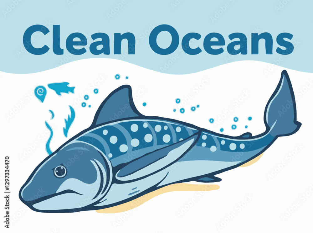 Naklejka premium Desertification Concept Art: Impact of Global Warming