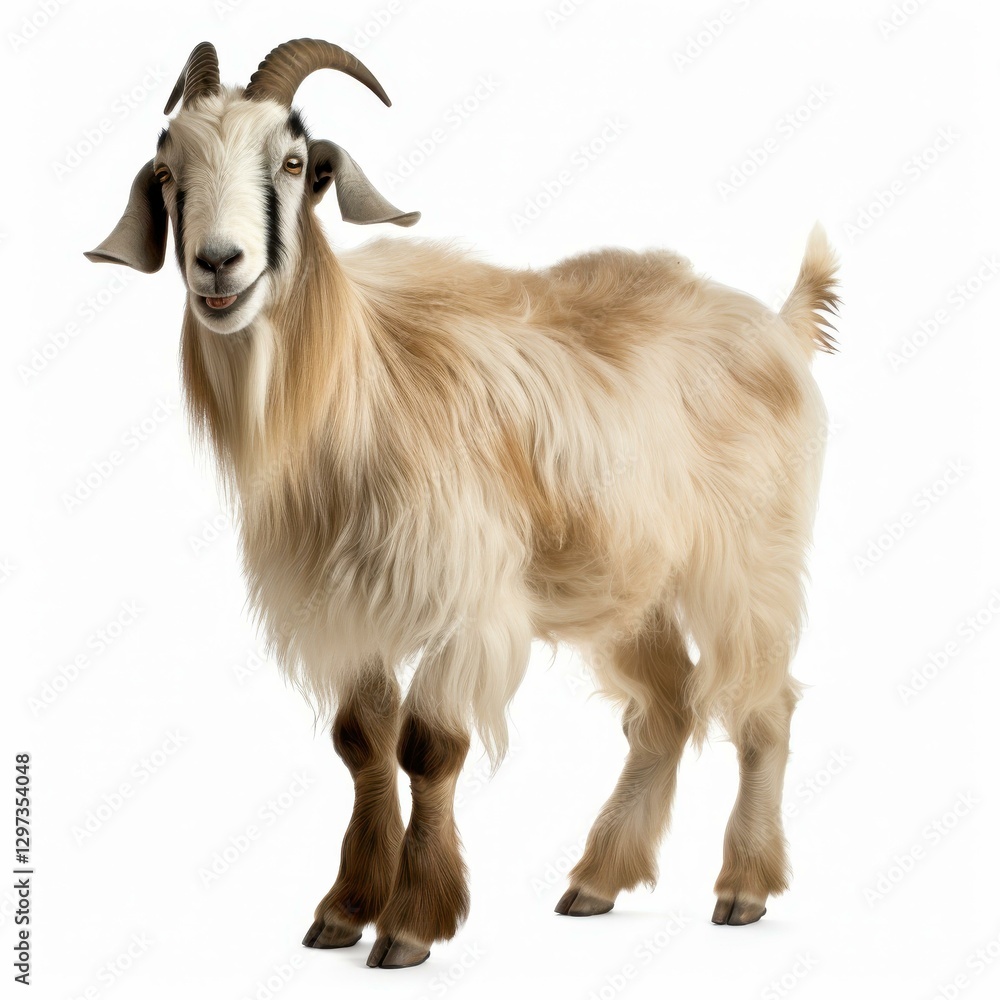 A clean and crisp di cut of a goat, perfect for showcasing in your design projects or educational materials. A clean and crisp di cut of a goat, perfect for showcasing in your design projects or educational materials.