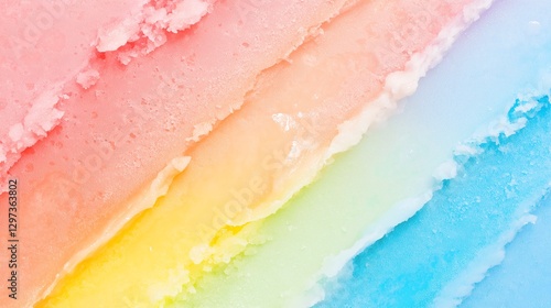 rainbow sorbet background