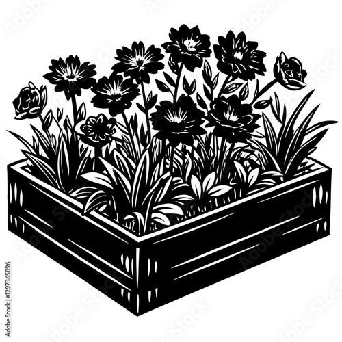  Wooden Flower Bed  icon