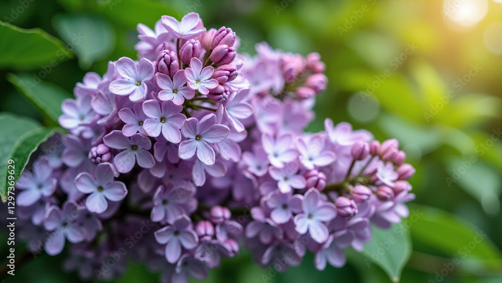 Lilac Branch Close-up: Vibrant Purple Blooms for Mother's Day Cards, Floral Ads, and Home Decor Products Lilac Branch Close-up: Vibrant Purple Blooms for Mother's Day Cards, Floral Ads, and Home Decor Products