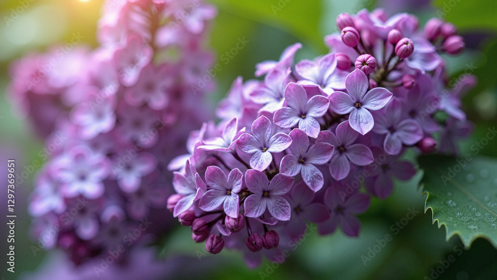 Lilac Branch Close-up: Vibrant Purple Blooms for Mother's Day Cards, Floral Ads, and Home Decor Products Lilac Branch Close-up: Vibrant Purple Blooms for Mother's Day Cards, Floral Ads, and Home Decor Products