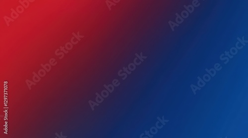 Large Bold Typography Slide with Red and Blue Gradient Background