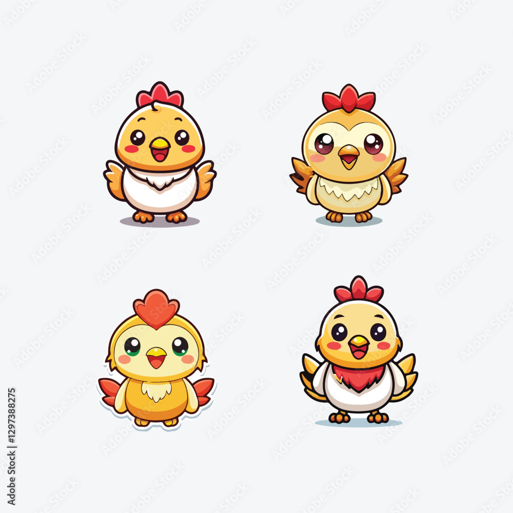 Chicken logo vector illustration for business Chicken logo vector illustration for business