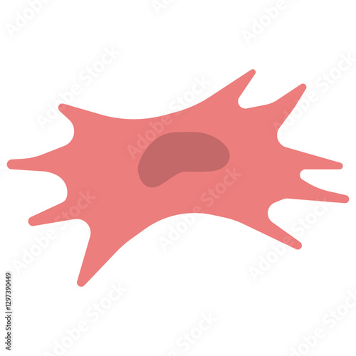 Mesenchymal stromal cell colored icon