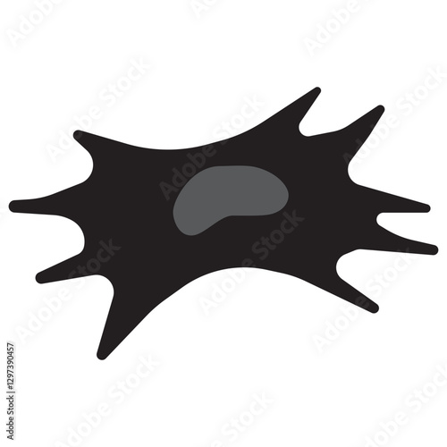 Mesenchymal stromal cell glyph icon