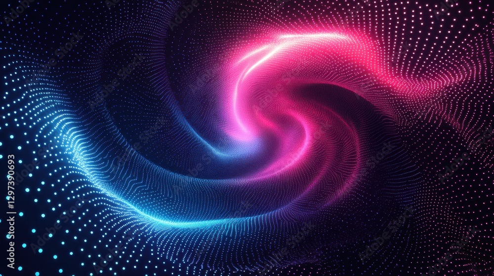 Abstract Pink and Blue Swirling Nebula Digital Art: A Cosmic Vortex of Light and Energy Abstract Pink and Blue Swirling Nebula Digital Art: A Cosmic Vortex of Light and Energy
