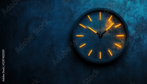 Wallpaper Mural Wooden wall clock displaying time in a bright outdoor setting with shadows cast by nearby foliage during the afternoon Torontodigital.ca