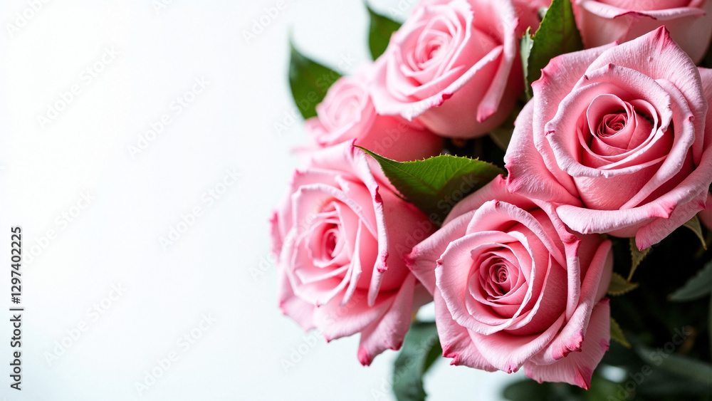 Elegant Pink Rose Bouquet: Perfect for Mother's Day Promotions, Greeting Cards, and Floral Shop Advertisements Elegant Pink Rose Bouquet: Perfect for Mother's Day Promotions, Greeting Cards, and Floral Shop Advertisements