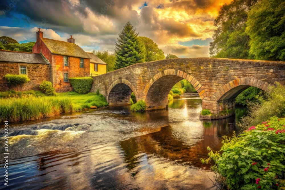 Shaw's Bridge, Edenderry: A historic stone arch spanning Belfast's River Lagan. Shaw's Bridge, Edenderry: A historic stone arch spanning Belfast's River Lagan.