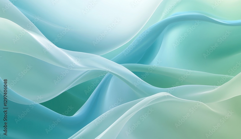 Obraz premium Abstract flowing pastel fabric textures