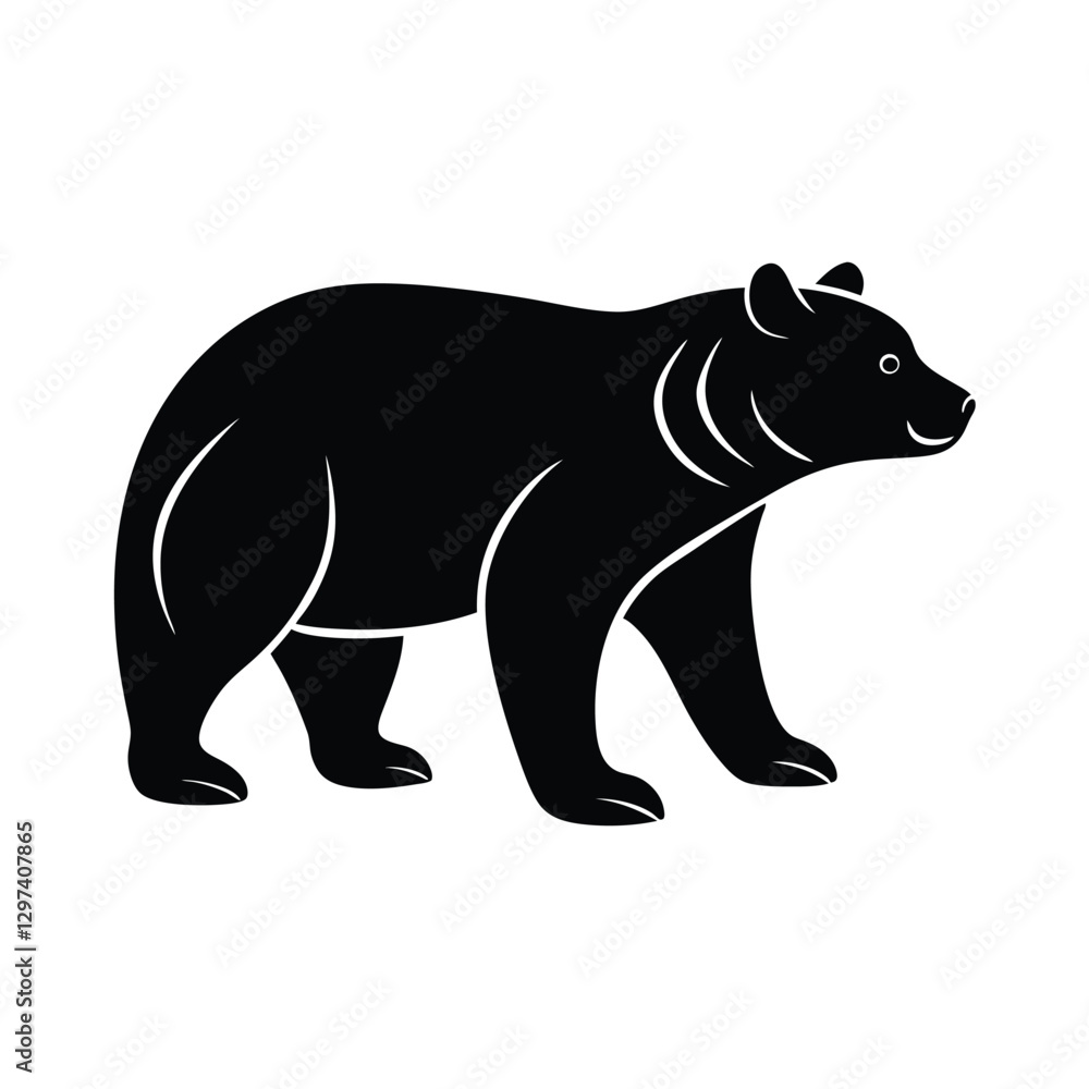 Fototapeta premium bear vector illustration