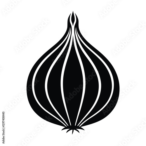 onion isolated on white background