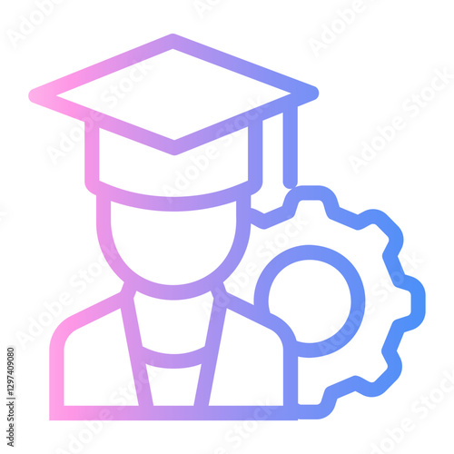 vocational Line Gradient Icon