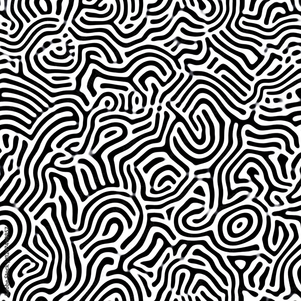 Abstract black and white line pattern Abstract black and white line pattern