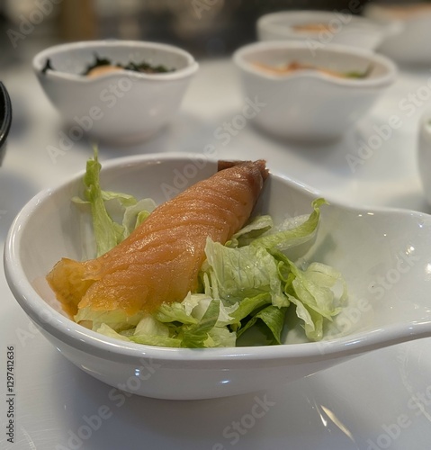 grilled salmon steak