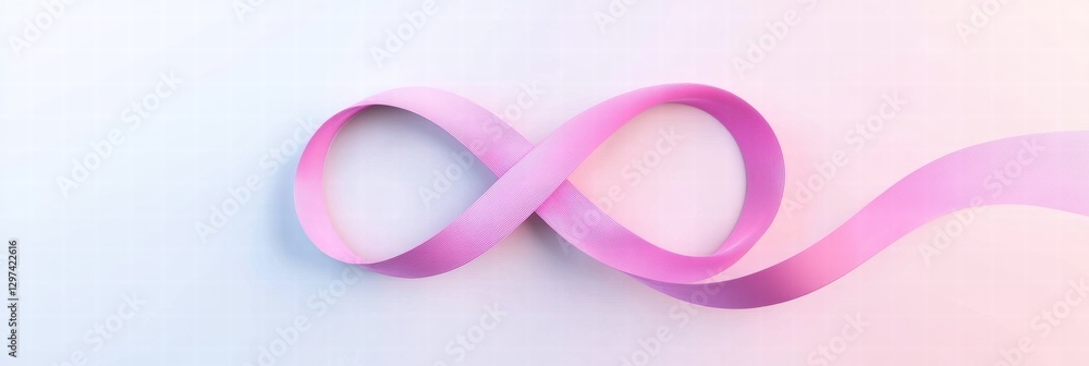 Pink ribbon symbolizes hope and resilience for cancer awareness and support initiatives in various communities. Generative AI Pink ribbon symbolizes hope and resilience for cancer awareness and support initiatives in various communities. Generative AI