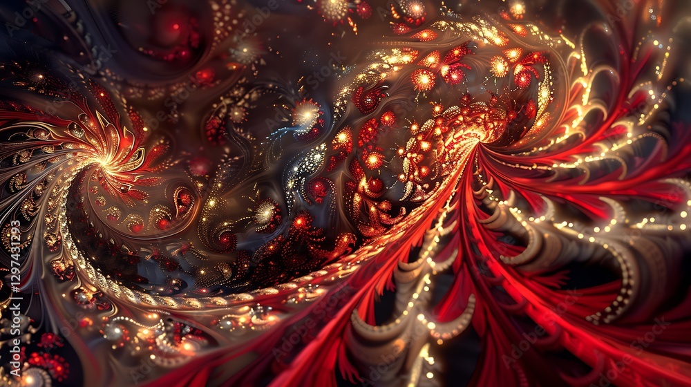 The Elegance of Intricate Red Patterns with Abstract Red Shapes
The Elegance of Intricate Red Patterns with Abstract Red Shapes