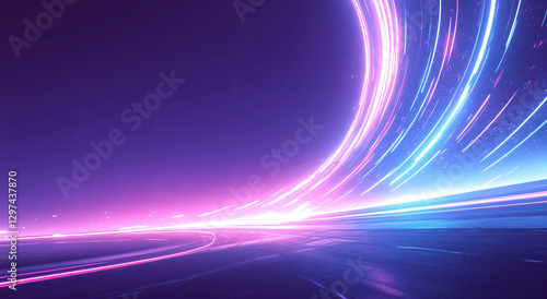abstract blue background with rays