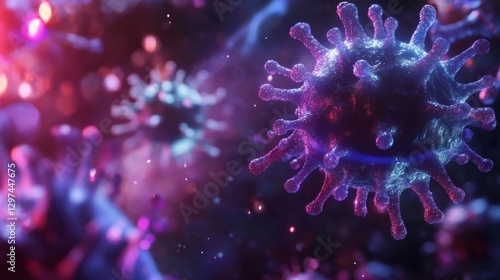 Wallpaper Mural Virus and bacteria research in a medical lab, exploring scientific breakthroughs in microbiology.
 Torontodigital.ca