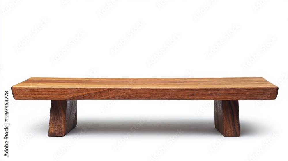 Solid wood coffee table with minimalist design and natural finish Solid wood coffee table with minimalist design and natural finish