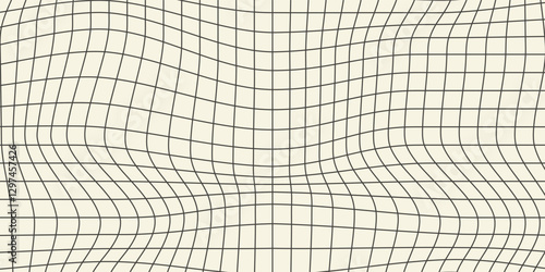 Groovy hippie 70s backgrounds. Waves, swirl, twirl pattern.