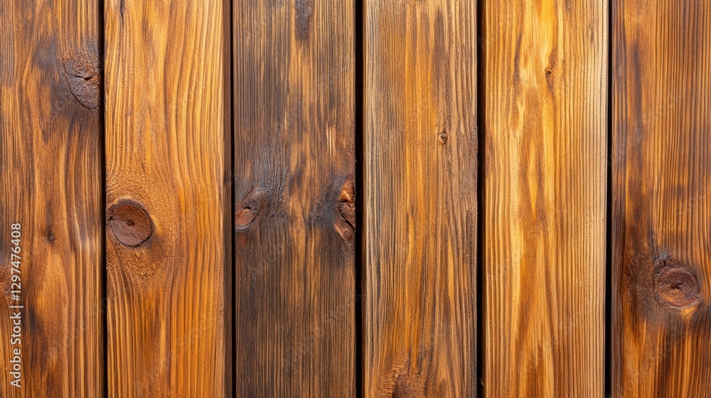 Naklejka premium Natural wooden boards texture showcasing simplicity and organic beauty. 