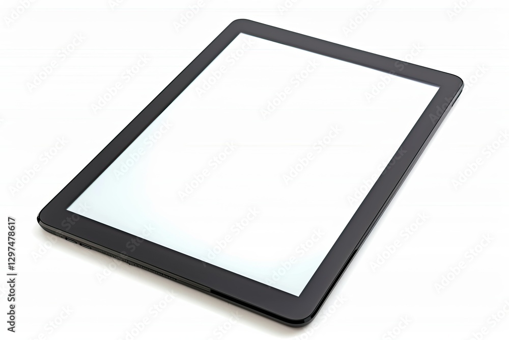 Detailed Image of Tablet Computer, Isolated on White Background Detailed Image of Tablet Computer, Isolated on White Background