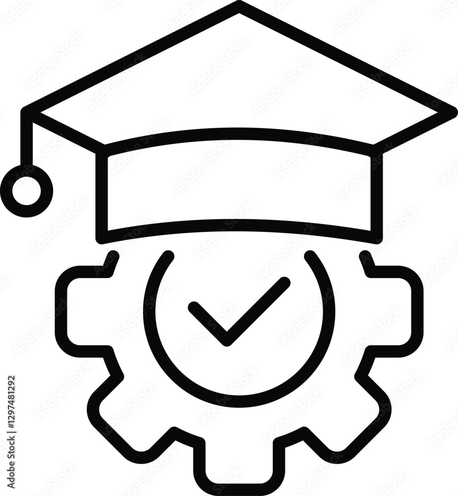 Learning Management System (LMS) icon line vector illustration
Learning Management System (LMS) icon line vector illustration
