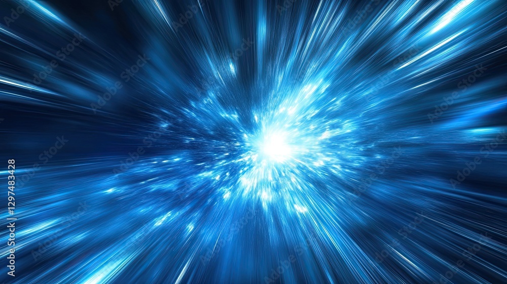 Abstract background with speed light effect and blue texture, symbolizing motion and energy Abstract background with speed light effect and blue texture, symbolizing motion and energy