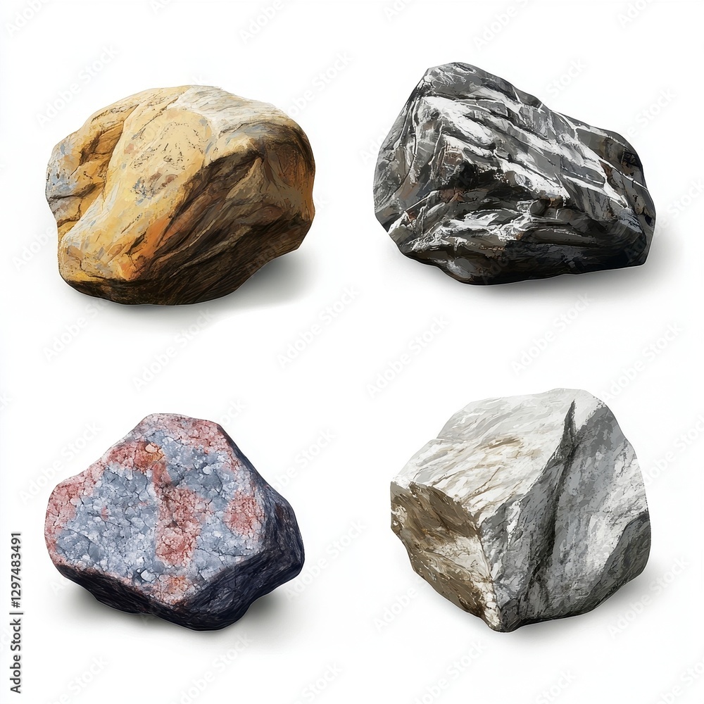 Variety of Natural Rock Forms Variety of Natural Rock Forms