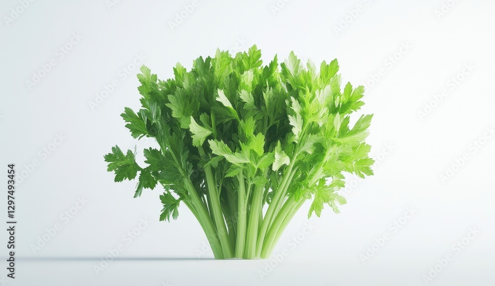 Fresh Green Celery Bunch
